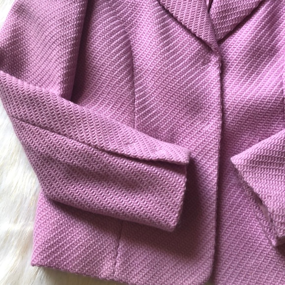 LOFT Lavender Jacket 100% Wool Sz. 6P Work & Play - Picture 3 of 8